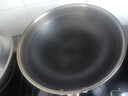 康巴赫炒鍋不粘鍋316L不銹鋼炒菜鍋32cm蜂窩平底煎炒鍋電磁爐燃氣灶通用 曬單實(shí)拍圖