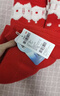 迪士尼兒童毛衣紅色女童寶寶衣服冬季新款針織衫打底衫女童拜年服新年裝 曬單實(shí)拍圖
