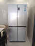 海爾（Haier）冰箱四開(kāi)門(mén)多門(mén)雙變頻風(fēng)冷無(wú)霜凈味保鮮節能省電雙開(kāi)門(mén)一級能效家用大容量十字對開(kāi)門(mén)電冰箱 【水晶銀477升 母嬰三檔變溫 黑金凈化】 曬單實(shí)拍圖