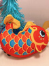 達令兔新年錦鯉玩偶抱枕年年有魚(yú)馬年吉祥物毛絨玩具春節擺件裝飾品禮物 紅色 約30厘米 曬單實(shí)拍圖