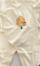 童泰嬰兒連體衣春秋季純棉衣服初生寶寶蝴蝶哈衣和尚服黃色52cm 曬單實(shí)拍圖
