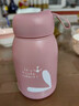 【京東物流送貨上門(mén)】萌萌兔卡通水杯女牛奶玻璃杯創(chuàng  )意便攜杯子 粉色萌萌兔 330ml 1只 曬單實(shí)拍圖