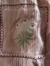 古今（GUJIN）寬松刺繡純棉睡衣女單排扣家居服居家可外出兩穿親膚透氣女 曬單實(shí)拍圖