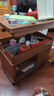 和暄實(shí)木可移動(dòng)茶幾家用折疊升降可儲物邊柜多功能帶輪沙發(fā)邊幾小推車(chē) 樂(lè )成【中古色】 曬單實(shí)拍圖