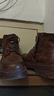 公牛世家【張若昀同款】馬丁靴男真皮2025秋冬新款高幫英倫風(fēng)工裝靴子男 曬單實(shí)拍圖