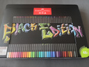 輝柏嘉（Faber-castell） 黑桿油性彩鉛 繪畫(huà)工具 畫(huà)畫(huà)套裝48色鐵盒116448（附筆刨橡皮）美術(shù)寫(xiě)生 曬單實(shí)拍圖