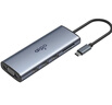 愛(ài)國者（aigo）Type-C擴展塢USB3.0分線(xiàn)器千兆網(wǎng)口HDMI/VGA轉接器SD/TF讀卡器USB拓展塢PD100W快充T09-R(金屬) 曬單實(shí)拍圖