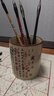 六品堂蘭亭集序原碑原帖毛筆筆筒復古文創(chuàng  )中國風(fēng)文房毛筆收納筒桌面插筆筒景德鎮陶瓷筆桶書(shū)法專(zhuān)用字帖 曬單實(shí)拍圖