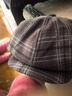 Radinka2026春秋新款兒童帽子防風(fēng)貝雷帽英倫復古男女童報童帽八角帽QNF 格子款咖啡色 50-53CM(建議4歲-12歲) 曬單實(shí)拍圖