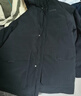 阿迪達斯25年冬款黑色派克羽絨服  商務(wù)通勤600蓬男士休閑羽絨連帽夾克 曬單實(shí)拍圖