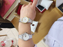 天王（TIAN WANG）手表女士 新年禮物18K金LOGO尊享版鋼帶石英表LS3731T.D.T.KS 曬單實(shí)拍圖