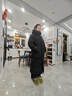 鴨鴨（YAYA）孫穎莎同款羽絨服男女2025冬季新款中長(cháng)款泡芙防寒加厚保暖外套HY 星空黑色-YE5B000706A M /170 曬單實(shí)拍圖