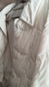 太平鳥(niǎo)【輕薄系列】襯衫式羽絨服女25新款女士保暖內搭短款外套* 米色 L 165 曬單實(shí)拍圖
