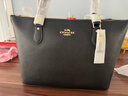 蔻馳（COACH）【品牌直供】女士GALLERY大號手提托特包黑色CV402新年禮物 曬單實(shí)拍圖