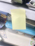 得力彩色告示貼便利貼學(xué)生用創(chuàng  )意大中小號標簽貼粘性可撕便簽紙 76*76mm留言紙N次貼小本子 【6本裝】600張 /76*51/黃色小款 曬單實(shí)拍圖