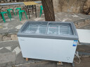 美的（Midea）100升200升/300升家用冰柜商用雪糕柜展示柜飲料冰激凌綠豆沙保鮮冷柜單溫冷藏/冷凍超市便利店 【圓弧面玻璃門(mén)】336HKMA雪糕冷凍展示柜 曬單實(shí)拍圖