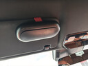 迪加倫汽車(chē)車(chē)載眼鏡盒墨鏡架多功能汽車(chē)內遮陽(yáng)板收納卡片裝飾擺件用品黑 曬單實(shí)拍圖