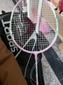 川崎（KAWASAKI）羽毛球拍對拍套裝超輕耐打訓練拍子比賽成人學(xué)生雙拍 川崎合金雙拍【粉+藍】1副 送1筒球 【新品上市超輕合金對拍】 曬單實(shí)拍圖