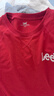 Lee長(cháng)袖T恤兒童2025秋季新款內搭青少年吸濕透氣舒適親膚打底衫兒童 酒紅 160 + 曬單實(shí)拍圖