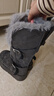 巧丂灰色可翻折長(cháng)中高筒雪地靴子女士秋冬季加絨馬丁百搭厚底毛毛棉鞋 灰色 加絨 底厚4cm 36 正常碼 曬單實(shí)拍圖