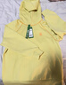 左西童裝兒童衛衣2026春季新品男童外套男孩運動(dòng)服上衣潮 黃色 150 曬單實(shí)拍圖