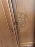 善匠良品深色名貴硬木金花梨木(學(xué)名:番龍眼)實(shí)木衣柜四門(mén)頂箱柜臥室衣柜 推拉四門(mén)荷花衣柜（出貨周期長(cháng)詢(xún)客服） 曬單實(shí)拍圖