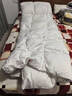 LOVO羅萊A類(lèi) 95%昆侖白鵝絨羽絨被 冬被 1000g填充200*230cm 白色 曬單實(shí)拍圖