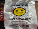 宜之選塑料袋加厚40*60cm背心袋大號笑臉袋100只食品打包袋方便袋馬夾袋 曬單實(shí)拍圖