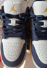Jordan男子休閑鞋AIR JORDAN 1 LOW SE運動(dòng)鞋IO7448-400暗夜海軍藍43 曬單實(shí)拍圖