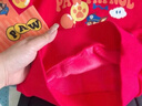 汪汪隊立大功新年裝兒童加絨衛衣秋冬款圓領(lǐng)上衣女童紅色衛衣潮酷套裝0372 105 曬單實(shí)拍圖