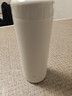 米家 保溫杯 316不銹鋼水杯 男女士杯子 大容量茶杯便攜 350ml白色 曬單實(shí)拍圖