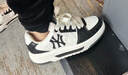 MLB官方運動(dòng)鞋女鞋子 生日禮物老花休閑鞋增高學(xué)長(cháng)鞋印刻板鞋3ASXM07 紐約洋基隊/黑色 38.5 (245mm) 曬單實(shí)拍圖