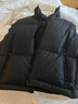 太平鳥(niǎo)男裝羽絨服馬甲男冬季新款潮流黑色寬松保暖背心 黑色（闊型)第二批 M 曬單實(shí)拍圖