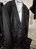 羅蒙西服男士商務(wù)彈力工裝休閑單西外套夾克正裝職業(yè)裝上衣小西裝結婚 曬單實(shí)拍圖