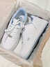 卡帕（Kappa）背靠背女鞋厚底板鞋2026年新款潮流百搭小白鞋戶(hù)外運動(dòng)休閑鞋子女 經(jīng)典白/冰山藍 38 曬單實(shí)拍圖