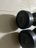 【萬(wàn)人購買(mǎi)】新款環(huán)保泰諾啞鈴PEV實(shí)心鑄鐵壺鈴固定包膠運動(dòng)器材 泰諾12.5 KG*2 曬單實(shí)拍圖