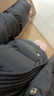 雪中飛羽絨服女短款【云絨系列】2025冬新款簡(jiǎn)約厚外套 黑色 M 曬單實(shí)拍圖