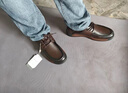 夢(mèng)特嬌（MONTAGUT）法國男鞋商務(wù)正裝皮鞋男真皮秋冬季新款男士皮鞋上班通勤休閑鞋男 棕色（四季款） -頭層牛皮 41 (255mm) 標準皮鞋尺碼 曬單實(shí)拍圖
