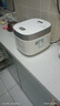 九陽(yáng)（Joyoung）電飯煲3L家用0涂層電飯鍋316L不銹鋼內膽微壓煮飯鍋2-3人智能預約煲湯精致飯煲 杏仁白 3L 【316L0涂層】 曬單實(shí)拍圖
