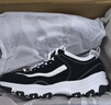 斯凱奇（Skechers）奧利奧熊貓鞋丨老爹鞋女經(jīng)典黑白復古秋冬輕便潮流增高運動(dòng)休閑鞋 【女款】黑色/白-BKW 38.5 曬單實(shí)拍圖