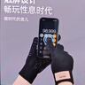 匹克冬季保暖手套防寒針織毛線(xiàn)手套戶(hù)外騎行電動(dòng)車(chē)防滑可觸屏棉手套黑 曬單實(shí)拍圖