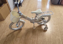 貝琦童兒童自行車(chē)2-3-4-5-6-7-8-9歲男女孩寶寶小孩折疊腳踏單車(chē) 卡咖米【米胎】+加寬暴君輪+98裝 12寸【身高80-95厘米，約2-3歲】 曬單實(shí)拍圖