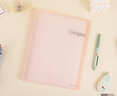 國譽(yù)（KOKUYO）B5/40張/8mm橫線(xiàn)單本裝Campus系列秒開(kāi)活頁(yè)本記事本粉色 WCN-CBN144P 曬單實(shí)拍圖