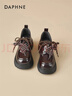 達芙妮三八節禮物厚底樂(lè )福鞋女春季2026新款增高學(xué)院風(fēng)單鞋通勤小皮鞋 曬單實(shí)拍圖