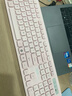 聯(lián)想（lenovo）無(wú)線(xiàn)鍵盤(pán)鼠標套裝 鍵鼠套裝 全尺寸鍵盤(pán) 商務(wù)辦公 USB 適用筆記本臺式機一體機 T221 粉色 曬單實(shí)拍圖