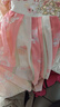 安妮優(yōu)兒（Anneyol）漢服女童冬款古風(fēng)加絨連衣裙兒童秋冬新年拜年服唐裝裙 粉色 150 曬單實(shí)拍圖