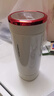 摩飛電器（Morphyrichards） 電熱水壺便攜式燒水壺旅行保溫電熱水杯316不銹鋼燒水杯密封調溫MR6060 0.3L 椰奶白 曬單實(shí)拍圖