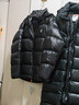 黑冰25秋冬男款鵝絨800蓬高蓬防潑輕量保暖活帽羽絨服F8620MJ 黑色 M 曬單實(shí)拍圖