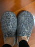 內泊【超舒服】乳膠棉拖鞋女冬季男士室內家居鞋軟底防滑小香風(fēng)黑42 曬單實(shí)拍圖