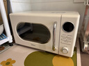 美的（Midea）復古奶油風(fēng)高顏值微波爐 小型家用迷你20L五檔速熱均勻加熱易清潔轉盤(pán)式M2F M2F復古奶油風(fēng)微波爐 20L 曬單實(shí)拍圖